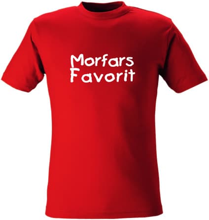 T-shirt med tryck Morfars Favorit