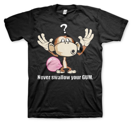 Don't Swallow Your Gum T-Shirt Black Small