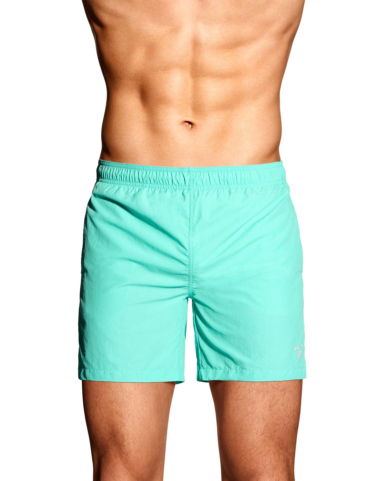 Gant Basic Swim Shorts, Pool Green
