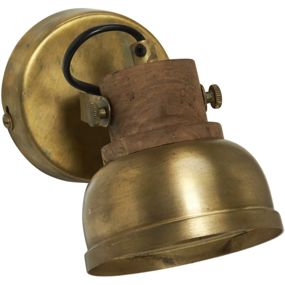 PR Home Rutland Singel Väggl Pale Gold 10cm