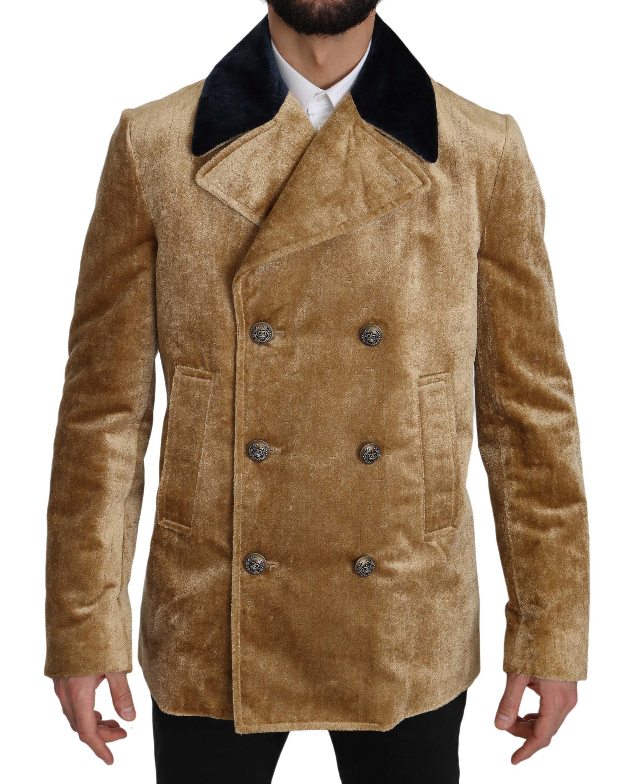 Yellow Double Breasted Trenchcoat Jacket Italian Size MEN: IT48 | M