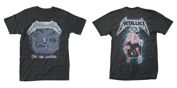 METALLICA - T-SHIRT, RIDE THE LIGHTNING