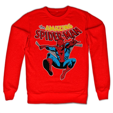 The Amazing Spiderman Sweatshirt Red Large