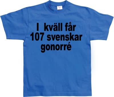 Ikväll Får 107... Blue X-Large