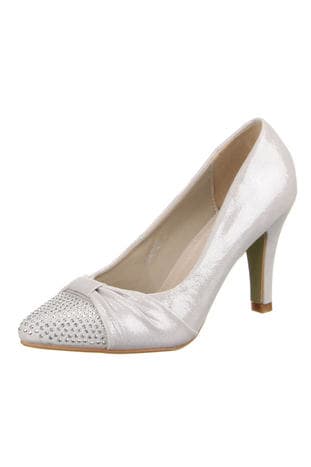 Sølv Small Swan Pumps