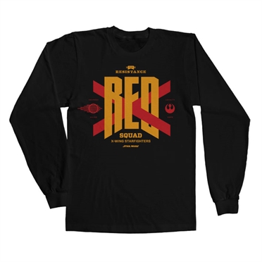 Red Squad Long Sleeve Tee Black X-Large