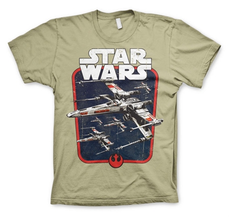 Red Squadron T-Shirt Khaki Small