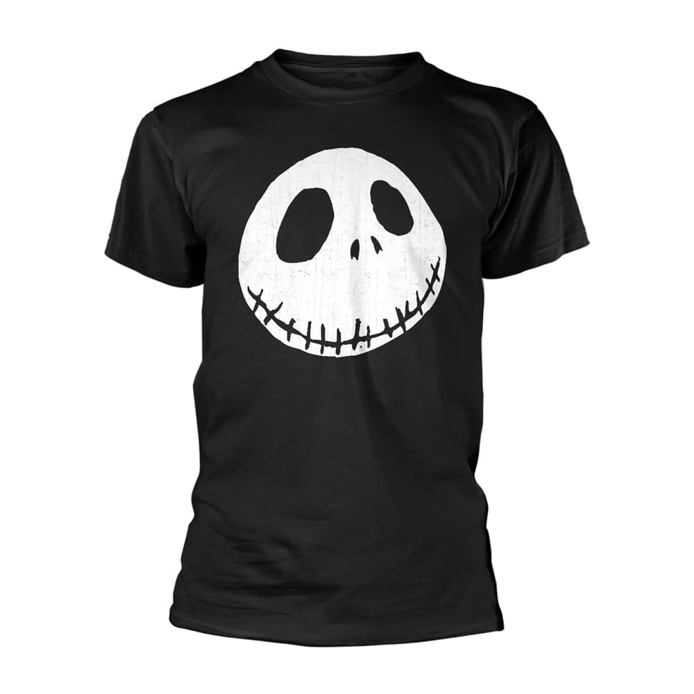 NIGHTMARE BEFORE CHRISTMAS, THE - T-SHIRT, CRACKED FACE SOLID