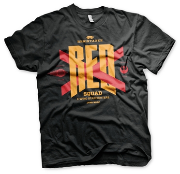 Red Squad T-Shirt Black Large