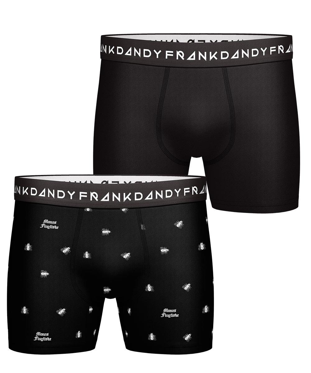 Frank Dandy 2-Pack Flugan Boxer, Black/Black