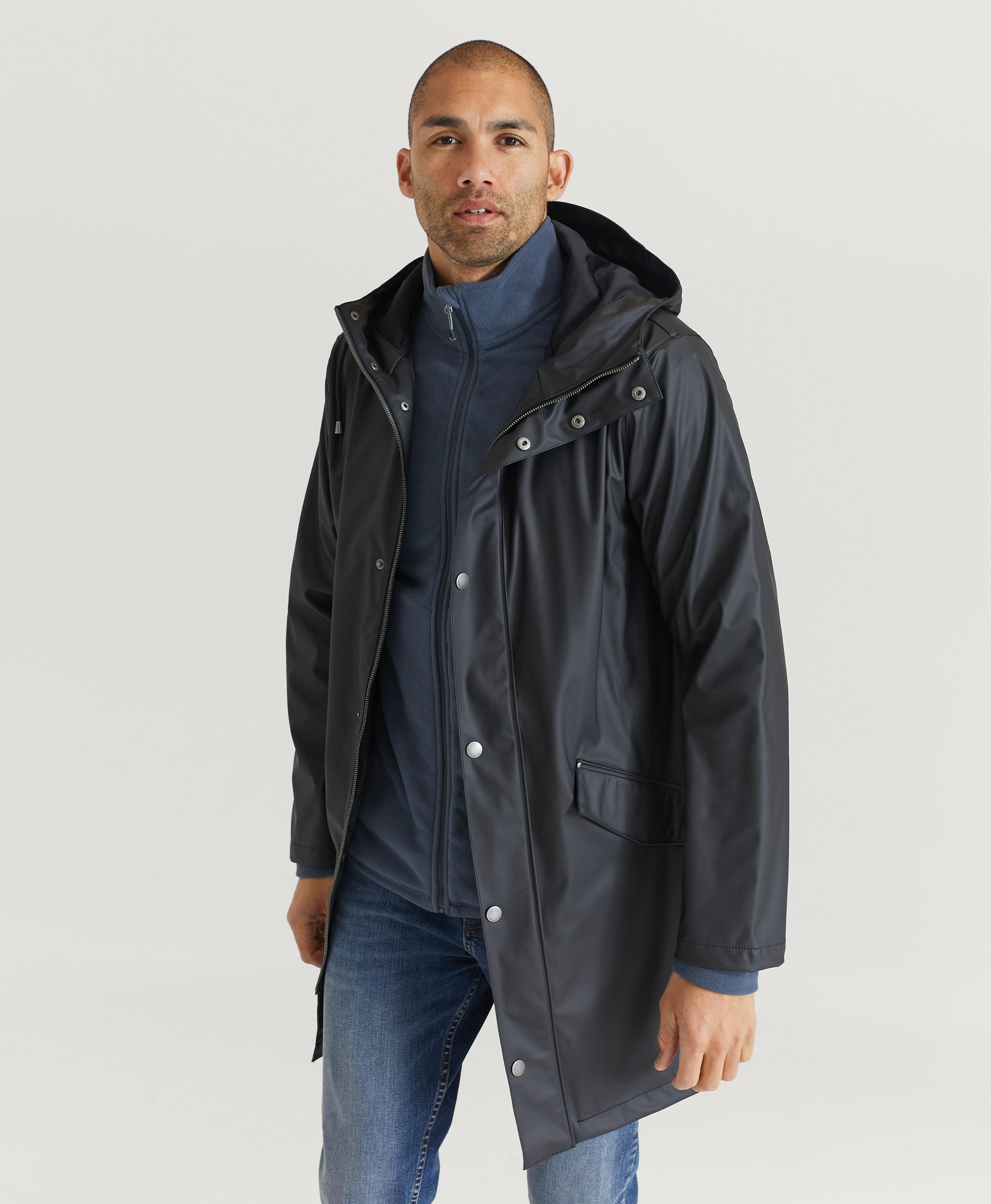 Regnjakke PU Parka M