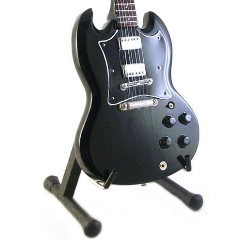 Minigitarr: AC/DC - - Angus Young - Gibson SG Back In Black