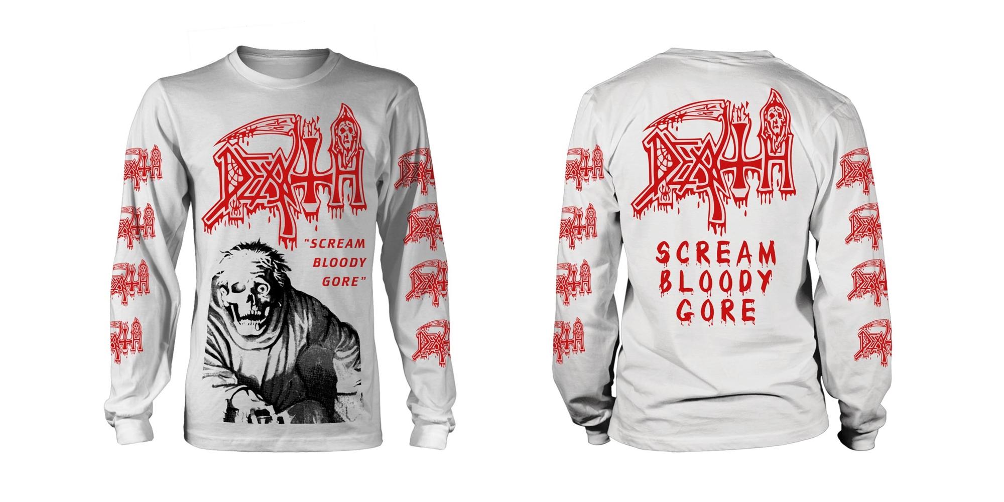 DEATH - LONG SLEEVE, SCREAM BLOODY GORE