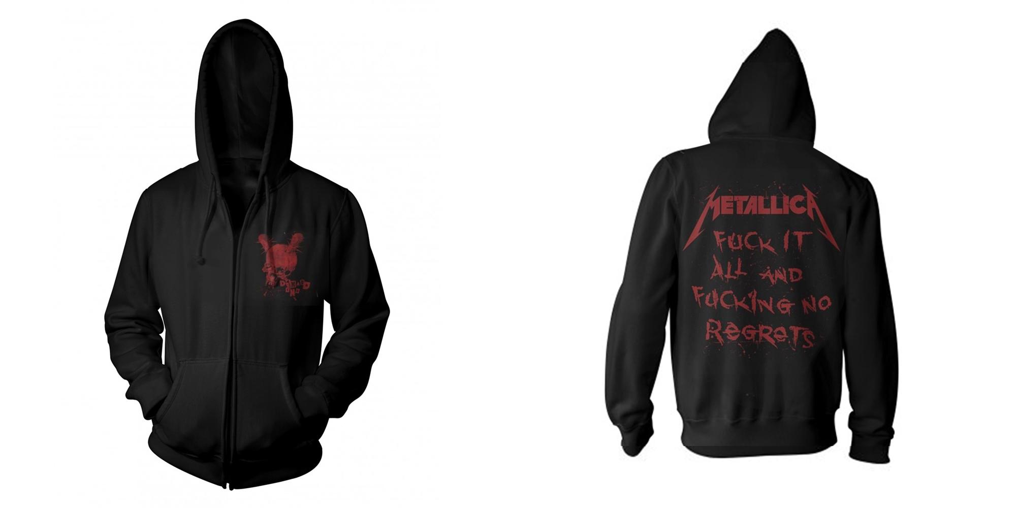 METALLICA - ZIP HOOD, NO REGRETS