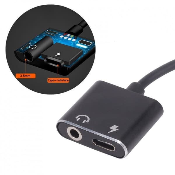 USB-C Adapter / Splitter USB-C & AUX port