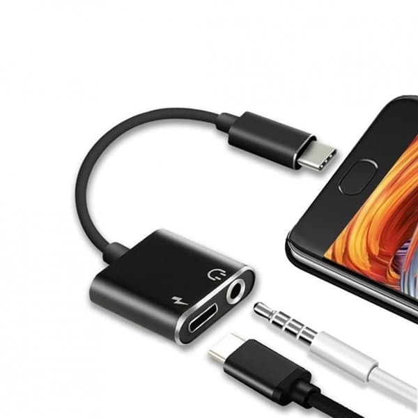 USB-C Adapter / Splitter USB-C & AUX port