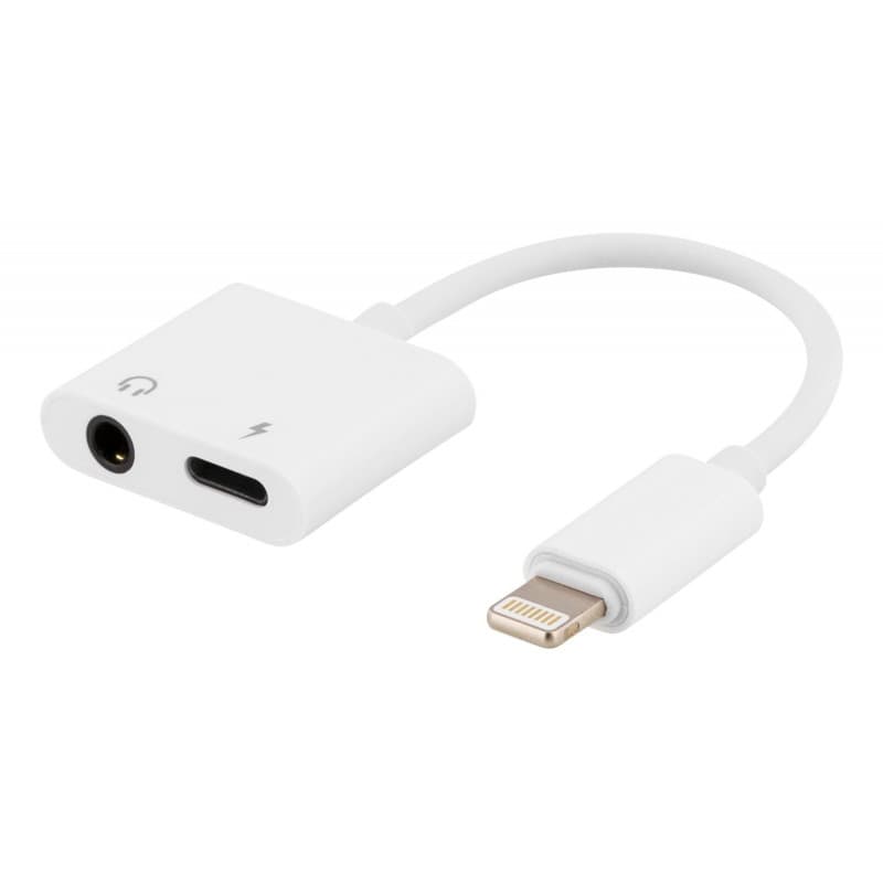 Apple Splitter - 1x Lightning och 1x 3.5mm Aux