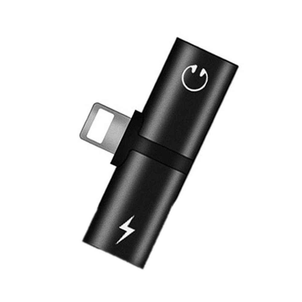 iPhone 2 in 1 Lightningadapter för Musik & Laddning