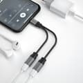 Miniatyrbild 6 av 6: Lightning till Lightning Laddnings- / Ljudadapter för iPhone -XO