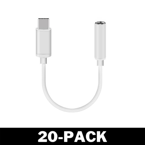 USB-C-AUX-sovittimen yrityspaketti