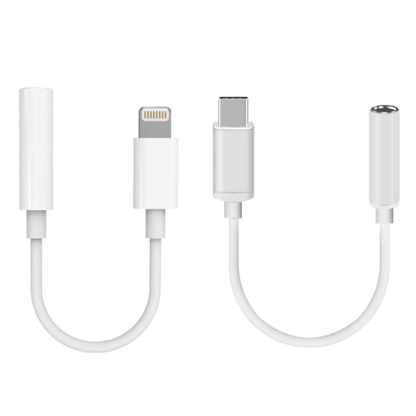 Lightning / USB-C til AUX Adapter 3,5 mm Pakke
