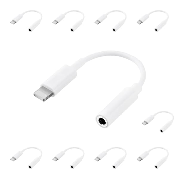 Lightning / USB-C til AUX Adapter 3,5 mm Pakke