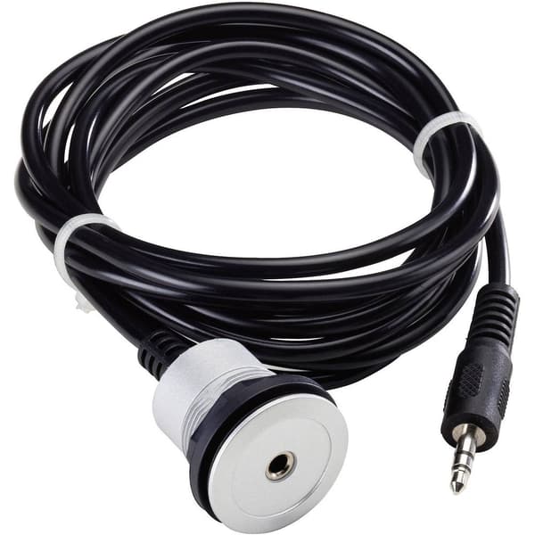 Schlegel RRJ_KL3.5 Teleplugg Audio Anslutningskabel [1x Teleplugg 3.5 mm - 1x Telejack 3.5 mm] 2.00 m Svart