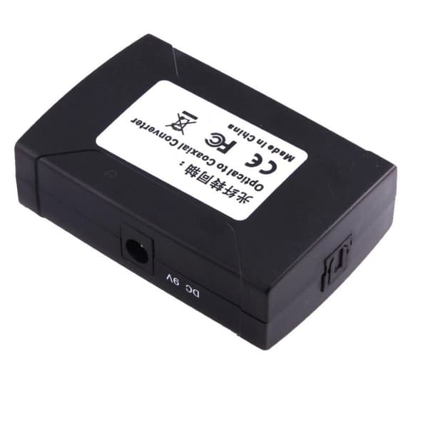 Optinen Toslink sovitin Koaksiaaliseen RCA:n