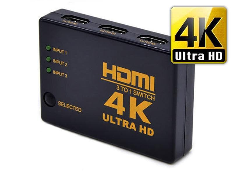 HDMI 4K Ultra HD Switch - 3 Porter