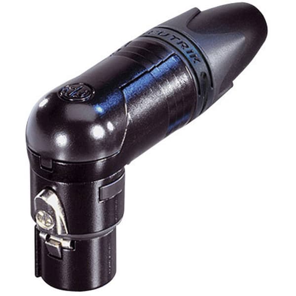 Neutrik NC6FRX-B XLR-kontakter Hona vinklad Antal poler: 6 Svart 1 st
