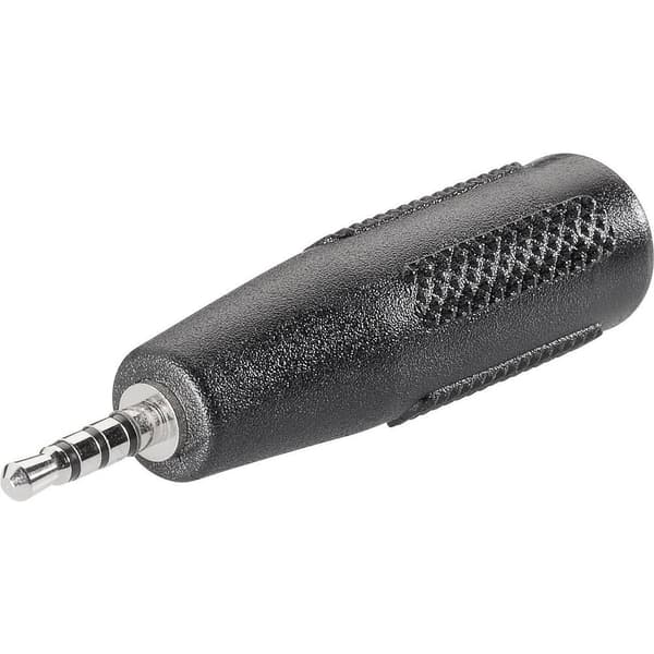 BKL Electronic 1102056 Hörlursuttags-adapter Teleplugg 2.5 mm - Telejack 3.5 mm Stereo Antal poler:4 1 st