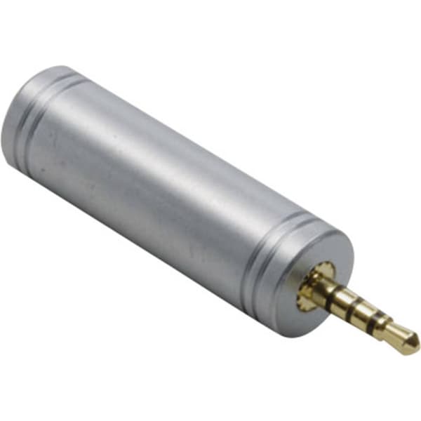 BKL Electronic 1103096 1103096 Teleplugg Audio Adapter [1x Teleplugg 2.5 mm - 1x Telejack 3.5 mm] Guld