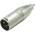 Miniatyrbild 2 av 2: XLR-adapter XLR-hankontakt - RCA-hane Mono Antal poler:3 Kash KASH 1 st