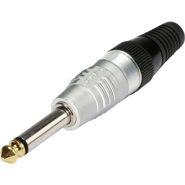 Hicon HI-J63M HI-J63M Hörlursuttag 6.35 mm Kontakt hane rak Antal poler: 2 Mono Silver 1 st