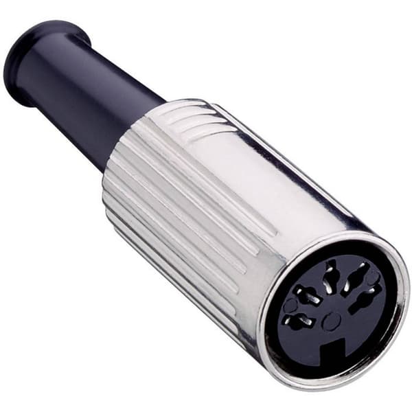Lumberg 0121 05 DIN cirkulärt kontaktdon Hona rak Antal poler: 5 Silver 1 st