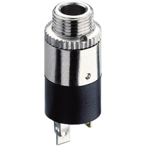 Hicon HI-J25SEF Hörlursuttag 2.5 mm Hona inbyggd vertikal Antal poler: 3 Stereo Silver 1 st