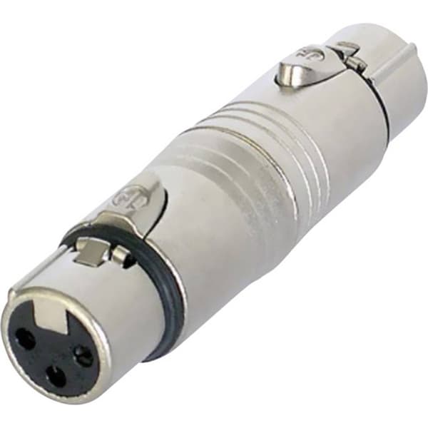 Neutrik NA3FF XLR-adapter XLR-honkontakt - XLR-honkontakt 1 st