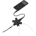 Miniatyrbild 2 av 4: SpeaKa Professional SP-7870556 Teleplugg Audio Y-adapter [1x Telejack 3.5 mm - 5x Telejack 3.5 mm] Svart