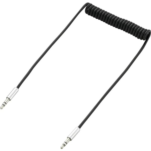 SpeaKa Professional SP-7870092 Teleplugg Audio Anslutningskabel [1x Teleplugg 3.5 mm - 1x Teleplugg 3.5 mm] 1.00 m Svar