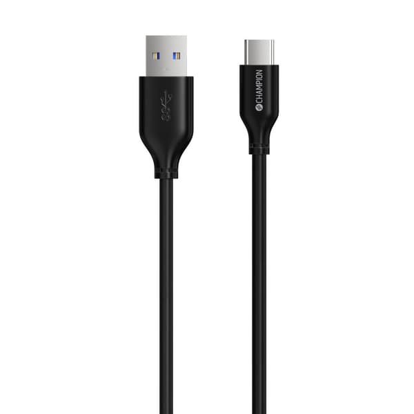 USB-A til USB-C-kabel 2m Sort