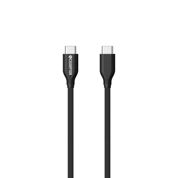 USB-C-kabel 60W 1m Sort