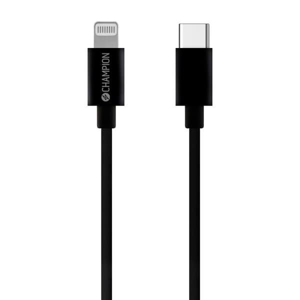 USB-C til Lightning-kabel 2m Sort