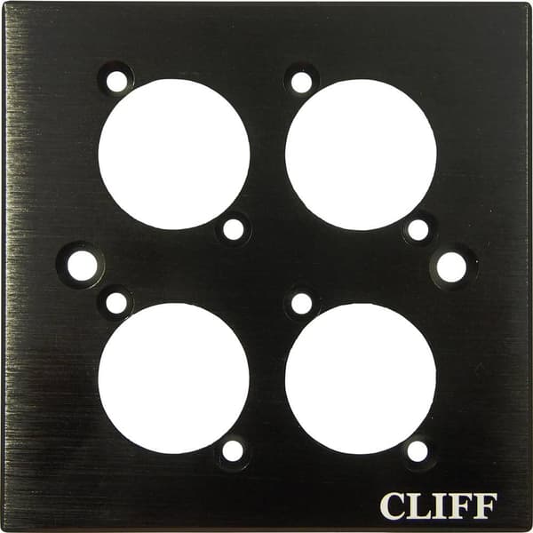 Cliff CP30500C Fästplatta Svart 1 st
