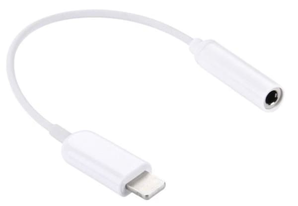 Lightning-kompatibel med 3,5 mm audio aux til iPhone