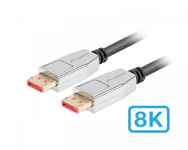 DisplayPort 1.4 Kabel 20 PIN 4K/8K (1 Meter)