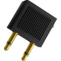 Miniatyrbild 3 av 3: Oehlbach D1C35015 i-Jack AD-Flight Teleplugg Audio Y-adapter [1x Telejack 3.5 mm - 2x Teleplugg 3.5 mm] Svart