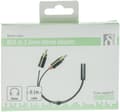 Pikkukuva 3 / 4: 3.5mm female to 2xRCA male, 0.1m, black