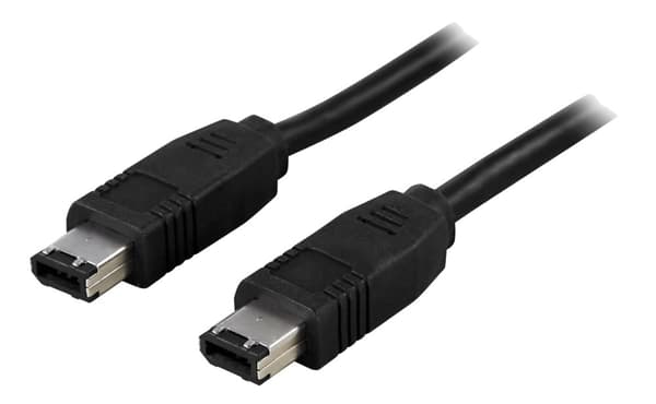 Firewire cable 6-pin male, male, 2m