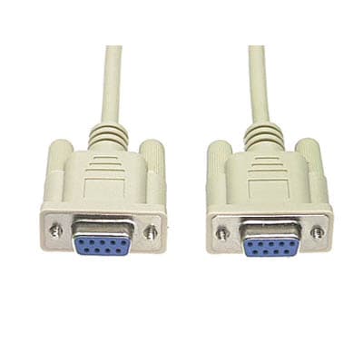 Null modem cable DB9ho-ho 3m