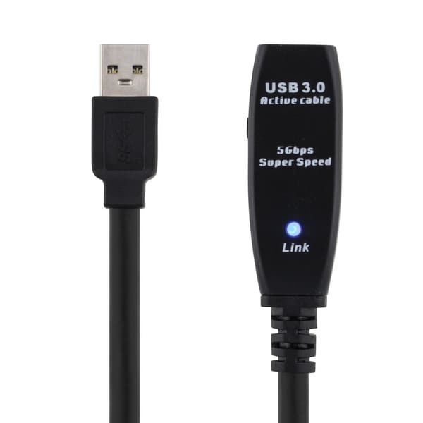 deltaco PRIME USB 3 extens cable active TypeA ma>TypeA fe 3m blue